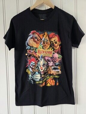 Killer Klowns From Outer Space Graphic Cult T Shirt Mens Small Halloween